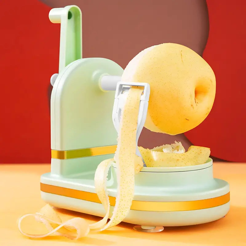Sencillo Pelador de Verduras y Frutas con Manivela Manual - para Pelar sin Esfuerzo para Pelar sin Esfuerzo