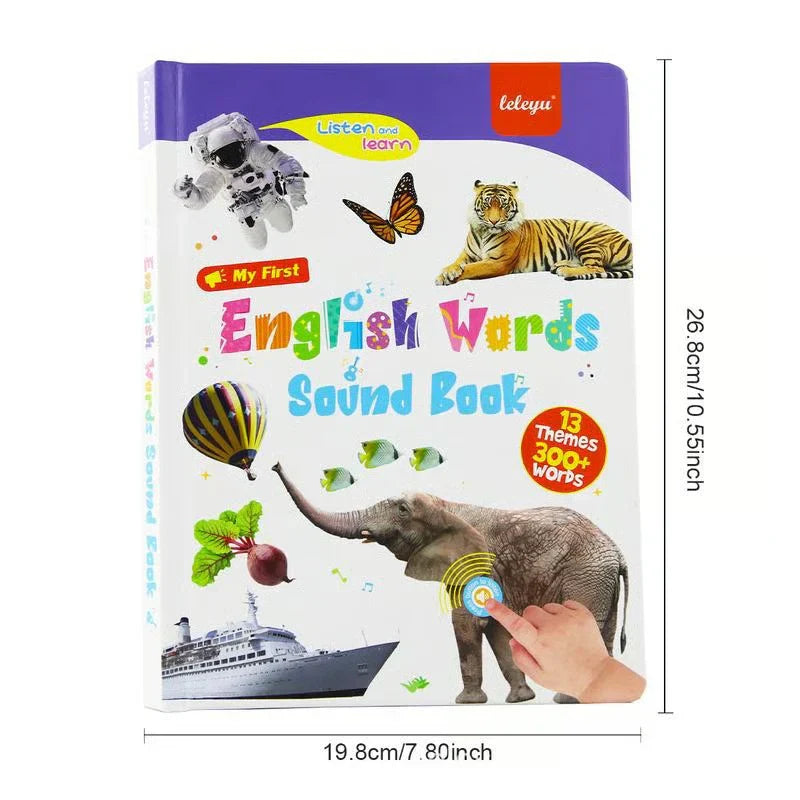Libro de aprendizaje de sonidos en inglés | Audio libro interactivo para el desarrollo temprano del lenguaje y la construcción de vocabulario