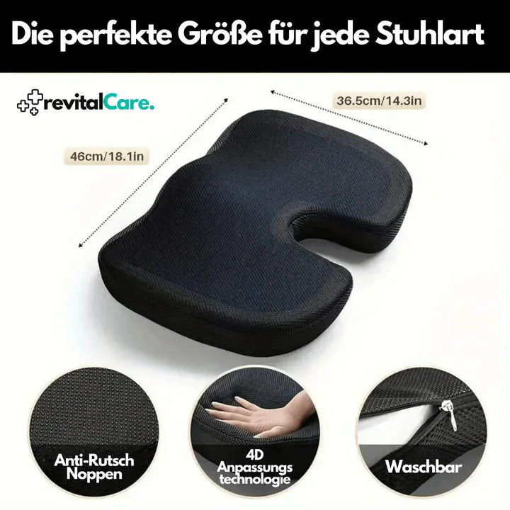 Cojín de Asiento de Confort Ergonómico 4d con Soporte Ortopédico