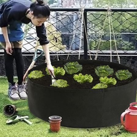 Bolsa Redonda Para El Crecimiento De Las Plantas - Contenedor De Jardín Para Facilitar El Crecimiento De Las Plantas Bolsa Redonda Para El Crecimiento De Las Plantas
