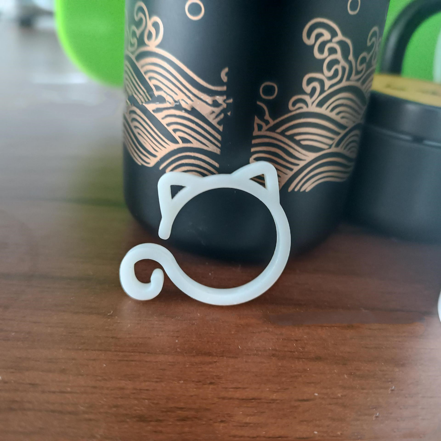 Pinza para Plantas con Forma de Gato - Simpático Soporte para Plantas de Jardín y de Interior