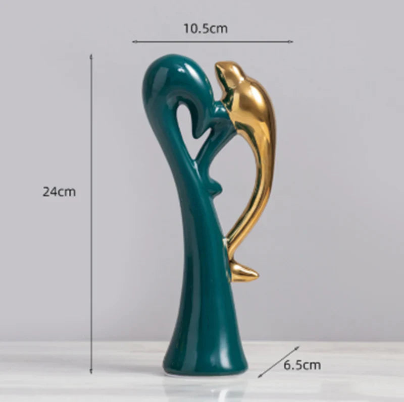 Figurita Decorativa de Cerámica