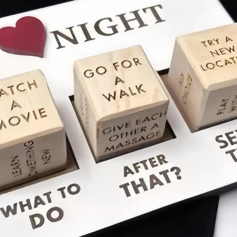 Noble Juego De Dados Para Una Cita Nocturna - Ideas Románticas Y Lúdicas Para Parejas