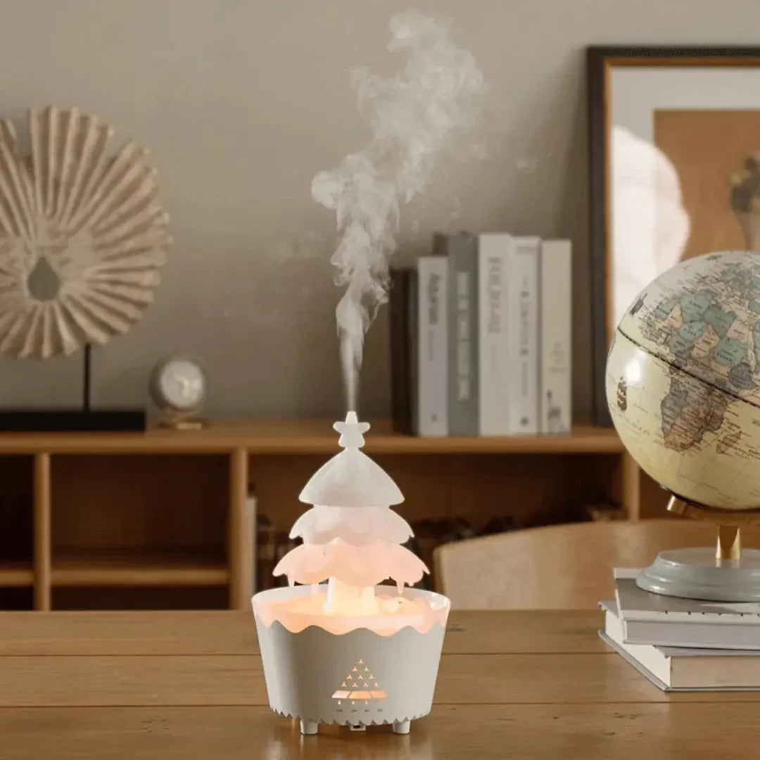 Difusor De Aroma De Árbol De Navidad Con Iluminación Led Para Una Relajación Festiva