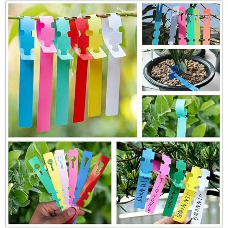 Etiquetas de Plástico Reutilizables para Plantas para Marcar Jardines y Árboles