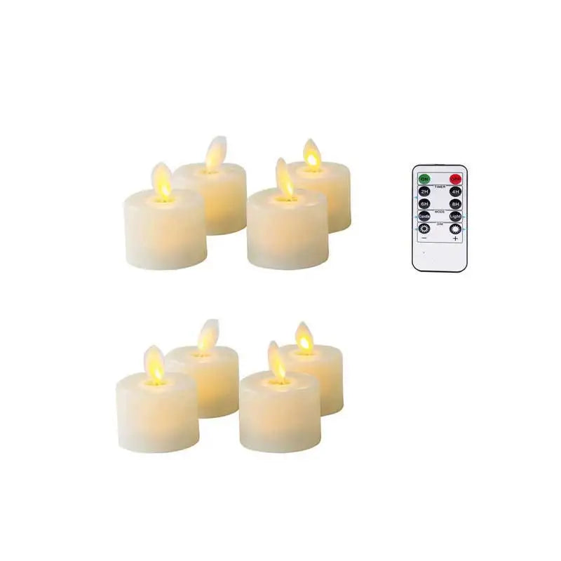 Juego de Velas con Luz Led
