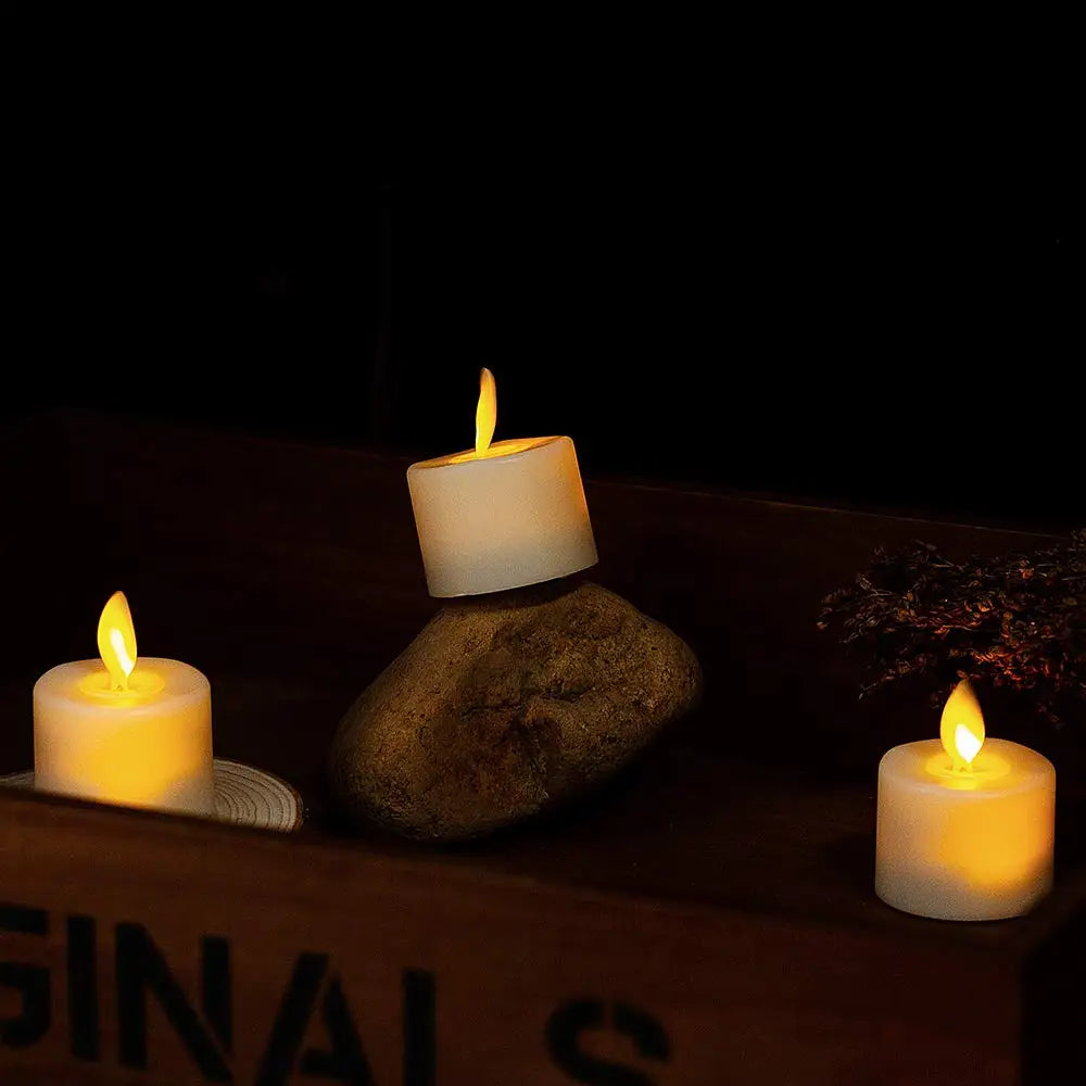 Juego de Velas con Luz Led