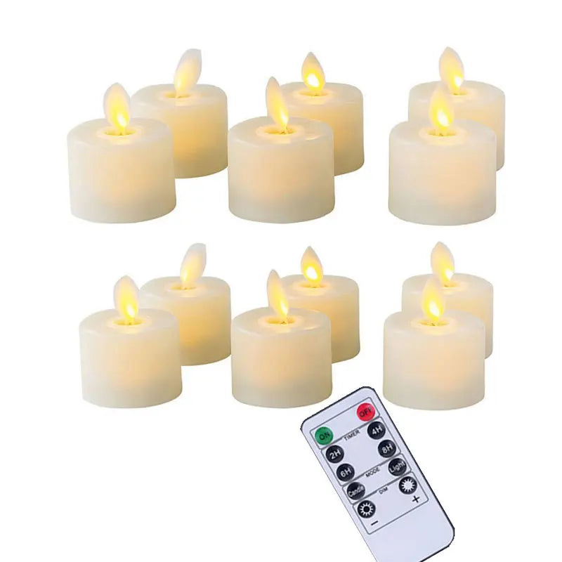 Juego de Velas con Luz Led