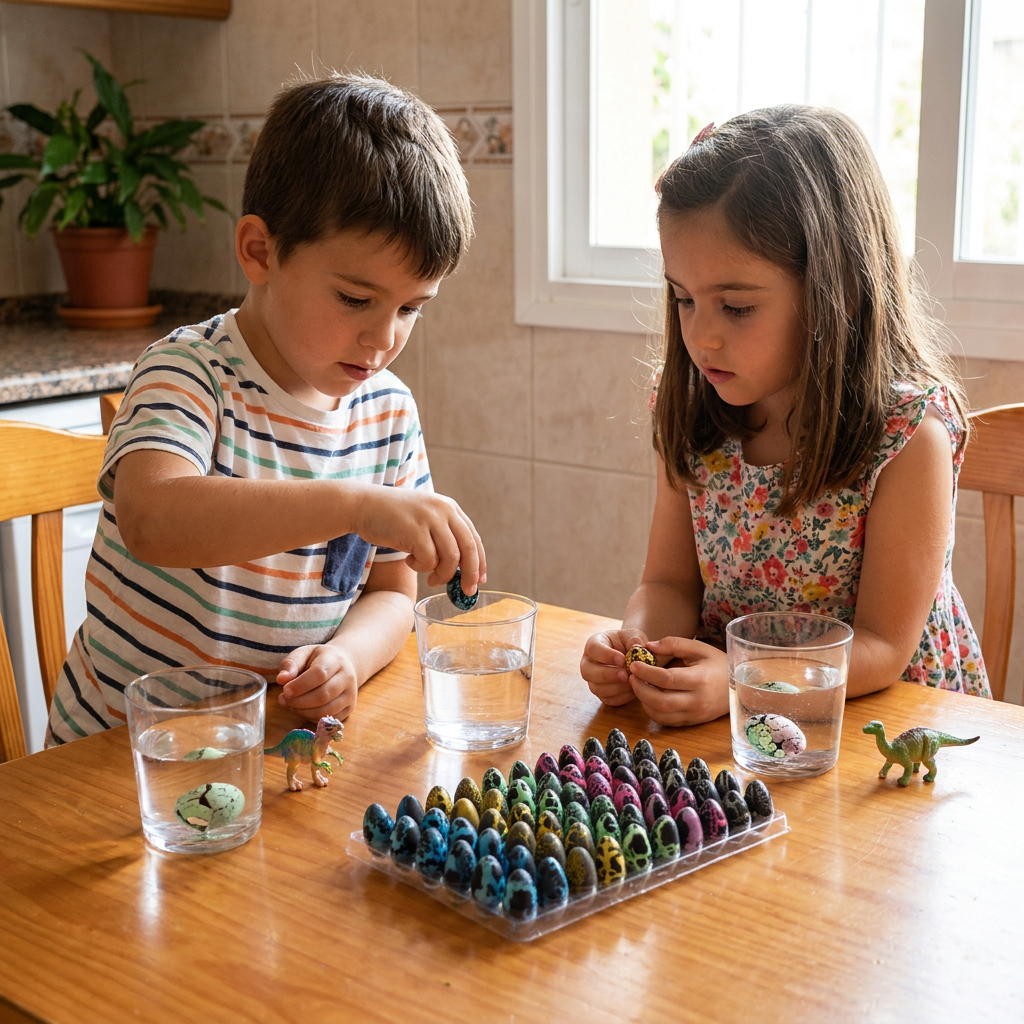 Kit de huevos de dinosaurio para incubar – Huevos que crecen en agua con dinosaurios sorpresa