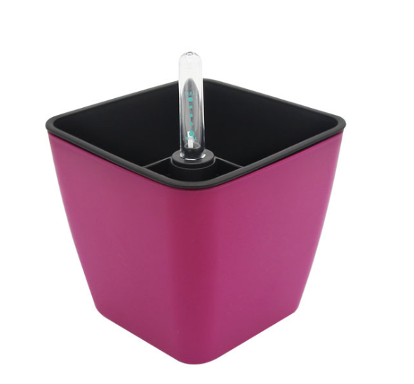 Maceta de Flores con Sistema de Riego - Maceta Autorriego para Uso Interior y Exterior