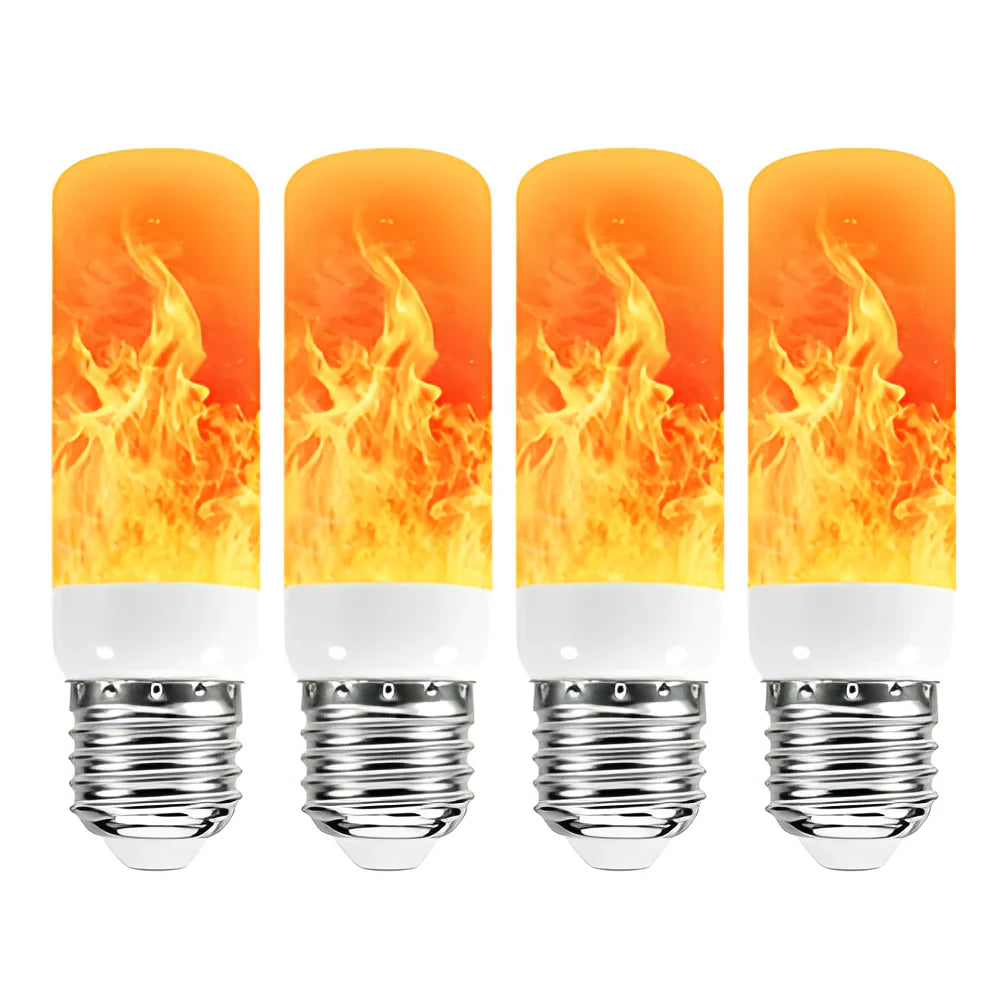 Lámpara con Efecto de Llama - Bombilla Led de 9w con Brillo de Llama Realista Lámpara con Efecto de Llama - Bombilla Led de 9w con Brillo de Llama Realista