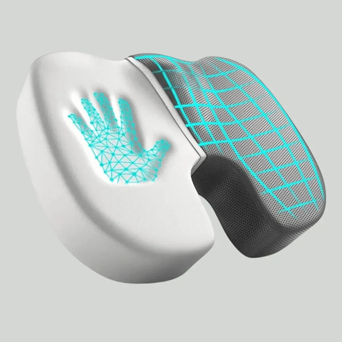 Cojín de Asiento de Confort Ergonómico 4d con Soporte Ortopédico