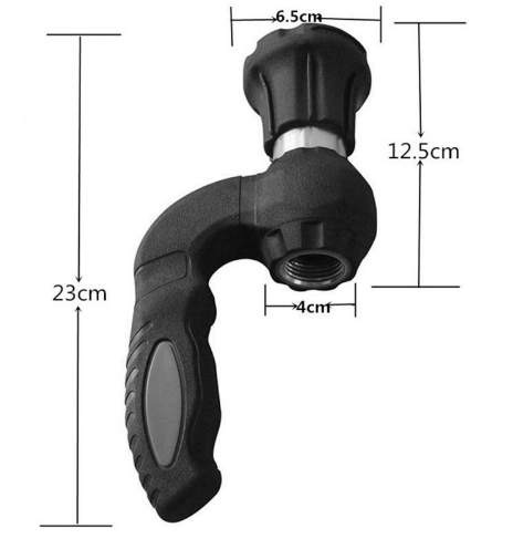 Boquilla Pulverizadora Ajustable para Jardín - Boquilla de Lavado Ergonómica para Riego de Jardines
