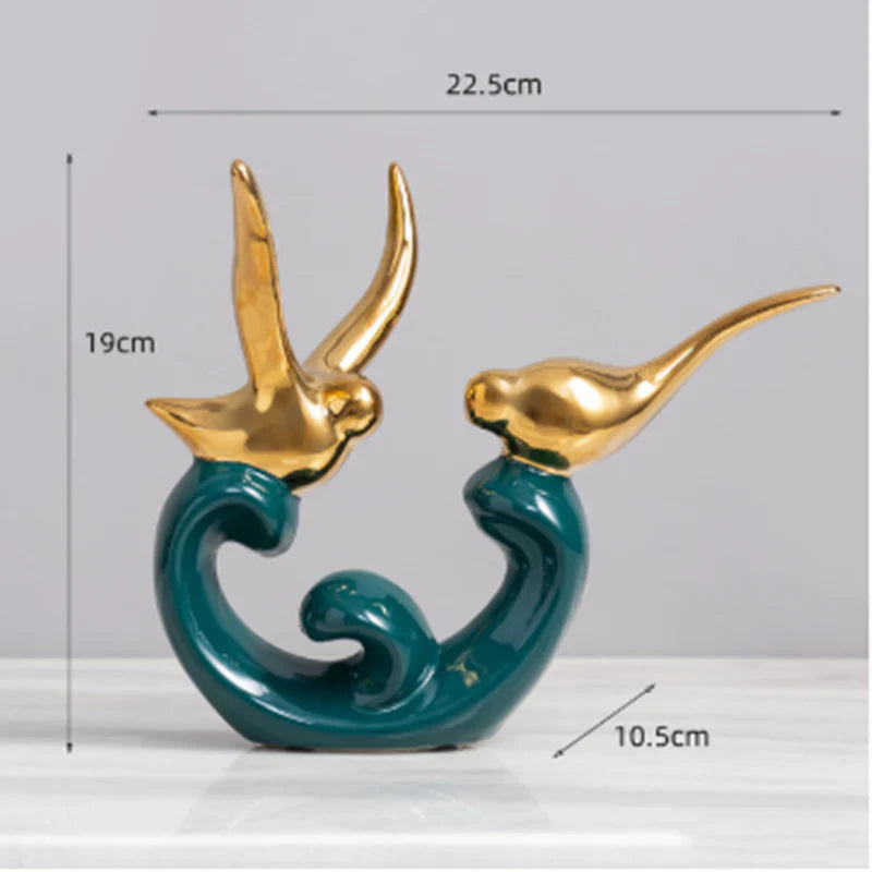 Figurita Decorativa de Cerámica