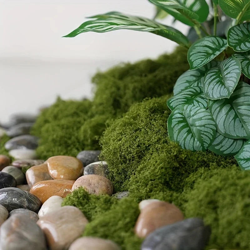 Musgo Artificial para Paisajismo - Musgo y Flores para Decoración y Floristería