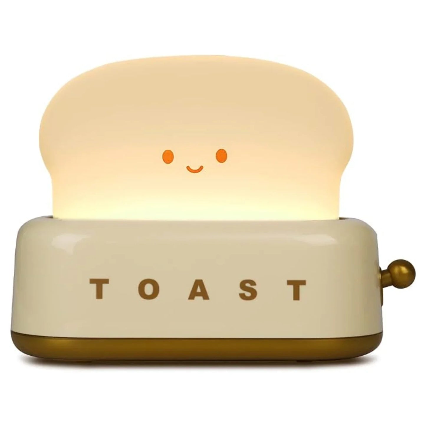 Lámpara De Mesilla De Noche Con Sombra - Lámpara Led Kawaii Toast Para Una Iluminación Acogedora Lámpara De Mesilla De Noche Con Sombra
