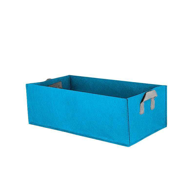Caja De Fieltro Plegable Para Guardar Plantas Con Asas