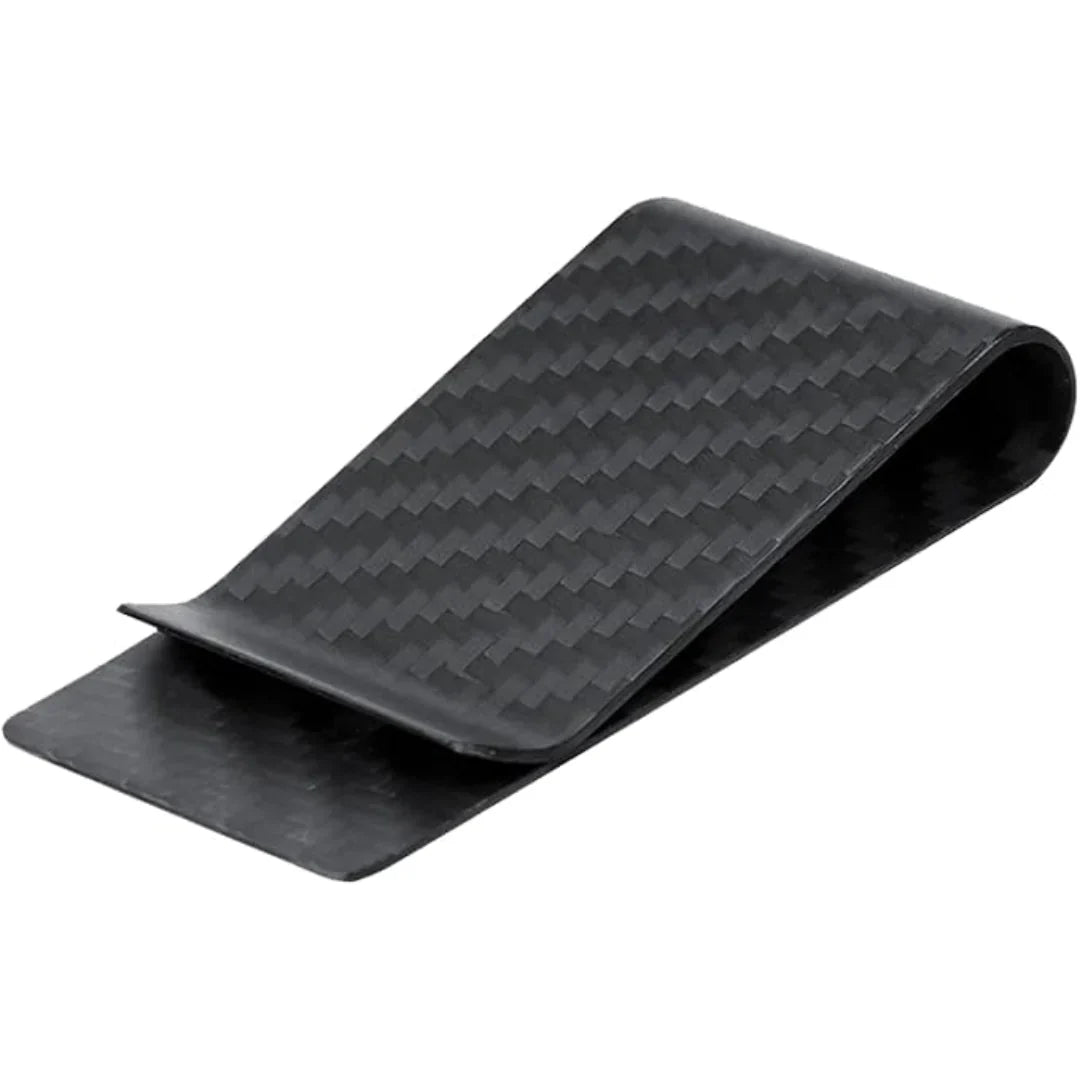 Elegante Tarjetero y Pinza para Billetes de Acero Inoxidable - Set de 2 Preciosos Tarjeteros y Pinzas para Billetes de Acero Inoxidable