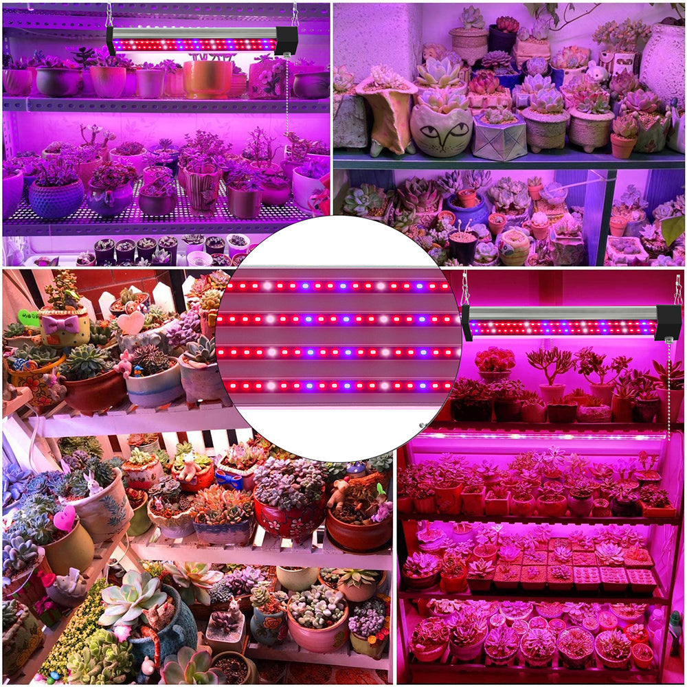 Lámpara Led Para Plantas Con Iluminación De Espectro Completo E Interruptor Pull Para Un Crecimiento Óptimo De Las Plantas