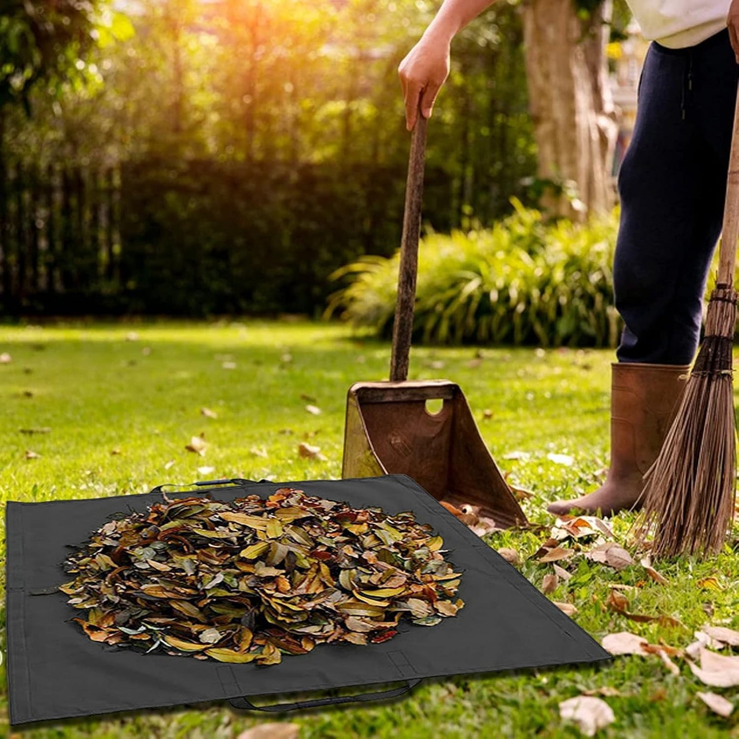 Bolsa Plegable Para Residuos De Jardín - Robusta Bolsa De Recogida Para Hojas Y Residuos De Jardín Bolsa Plegable Para Residuos De Jardín