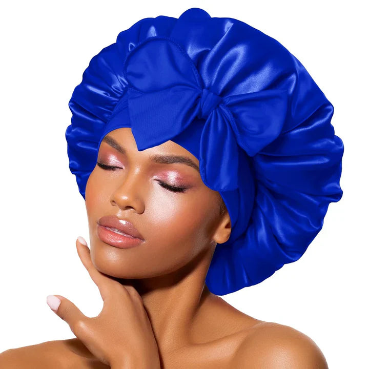 Diadema de Satén - Confortable Gorro de Dormir para Mujer Cómodo Gorro de Dormir para Mujer