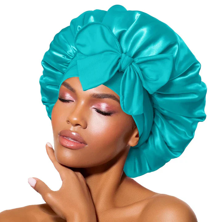 Diadema de Satén - Confortable Gorro de Dormir para Mujer Cómodo Gorro de Dormir para Mujer