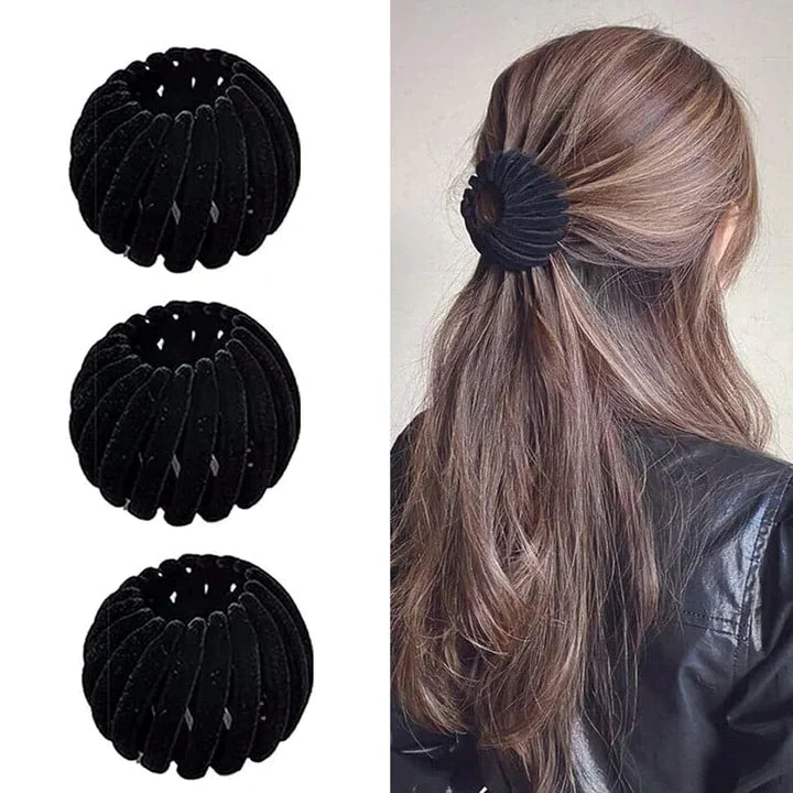 Estilosas Pinzas para el Pelo en Forma de Nido de Pájaro - Set de 3 Preciosas Pinzas para el Pelo en Forma de Nido de Pájaro