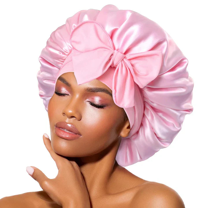Diadema de Satén - Confortable Gorro de Dormir para Mujer Cómodo Gorro de Dormir para Mujer