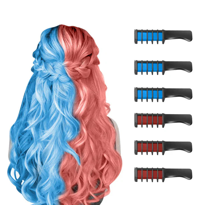 Lápiz de Tiza Lavable para el Cabello para Acentos de Color en el Cabello
