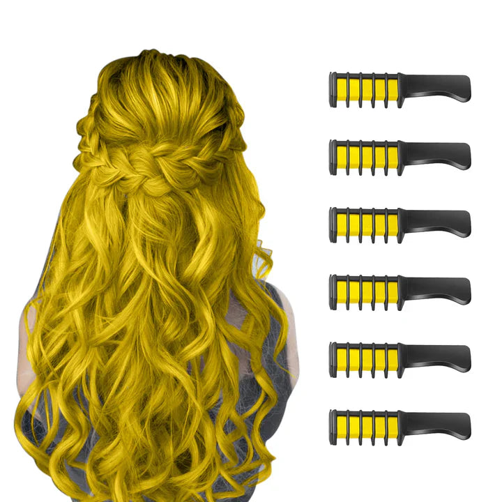 Lápiz de Tiza Lavable para el Cabello para Acentos de Color en el Cabello