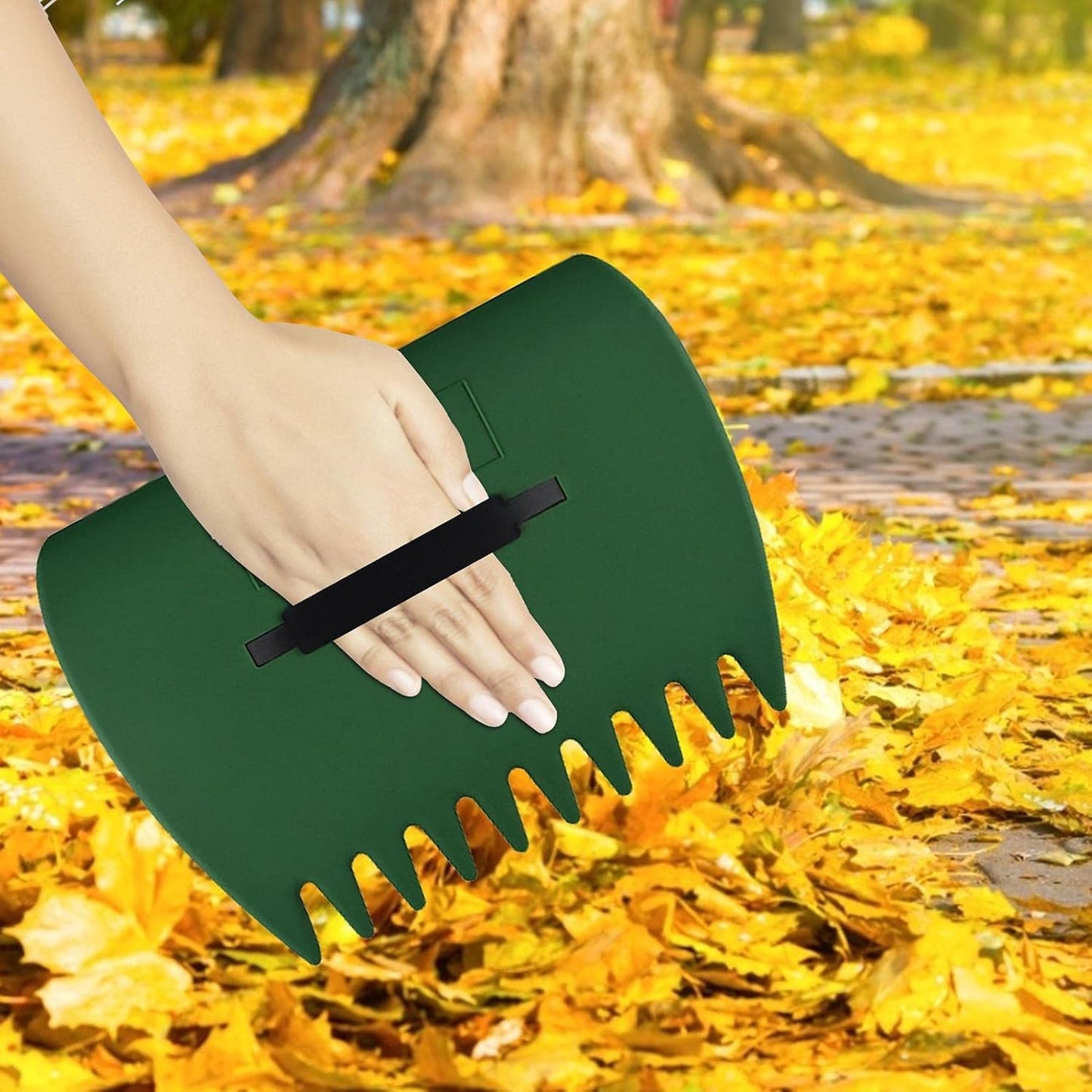 Prácticos Recogedores de Residuos de Jardín - Eliminación Ergonómica de Hierba y Hojas