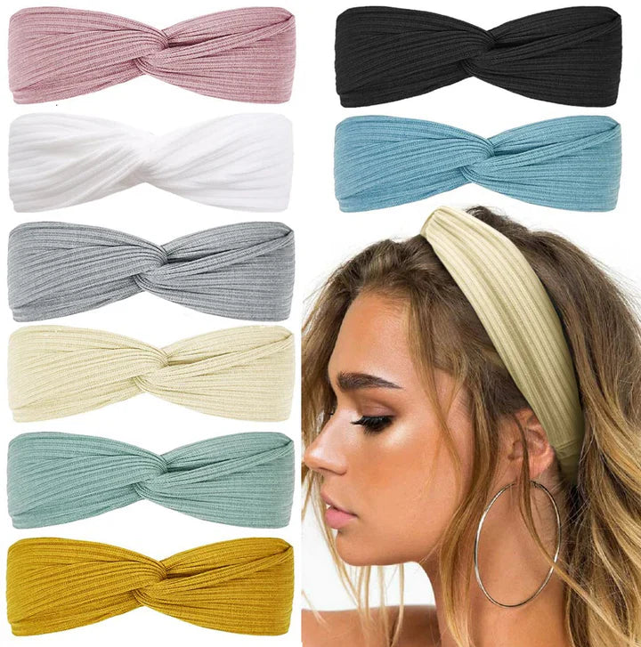 Diademas de Torsión Acanaladas - Diseño Boho