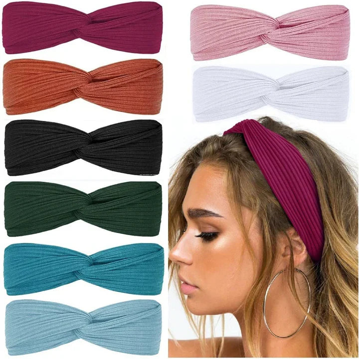 Diademas de Torsión Acanaladas - Diseño Boho