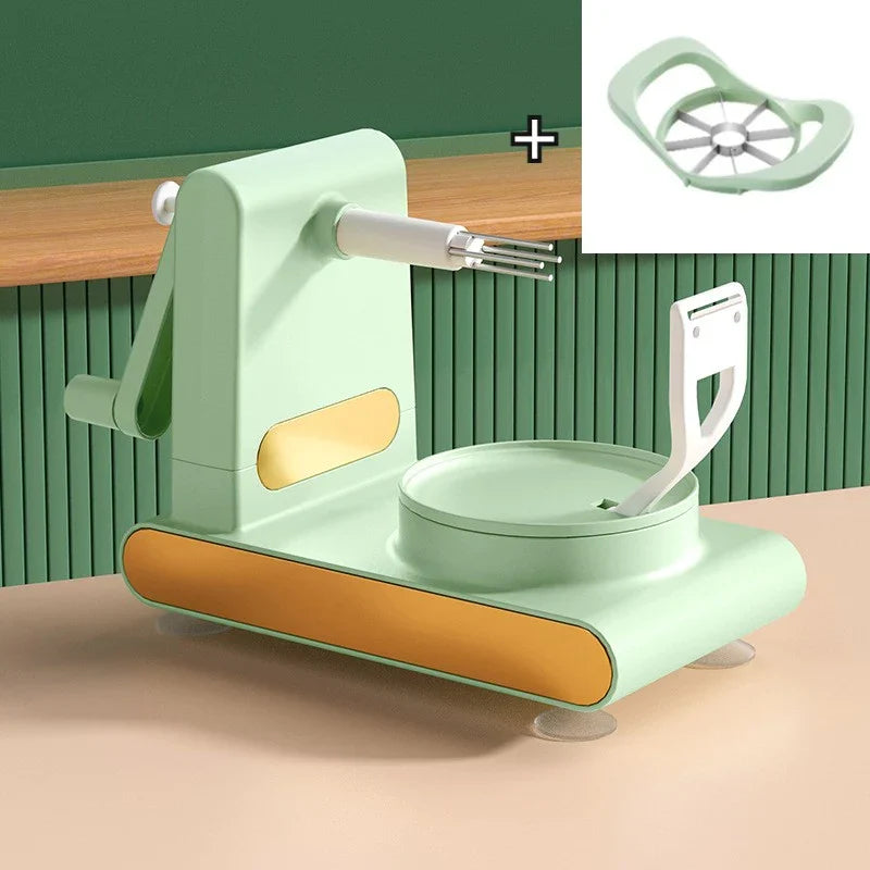 Sencillo Pelador de Verduras y Frutas con Manivela Manual - para Pelar sin Esfuerzo para Pelar sin Esfuerzo