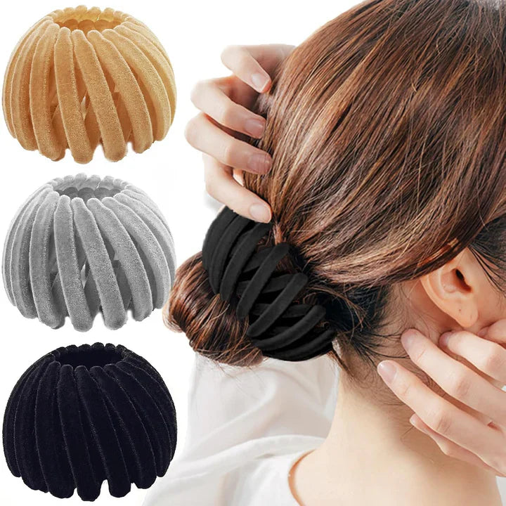 Estilosas Pinzas para el Pelo en Forma de Nido de Pájaro - Set de 3 Preciosas Pinzas para el Pelo en Forma de Nido de Pájaro