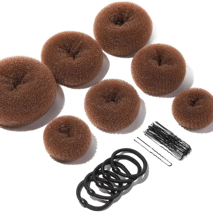 Juego de Ayuda para Anudar Donuts - 7 Anillas y Accesorios