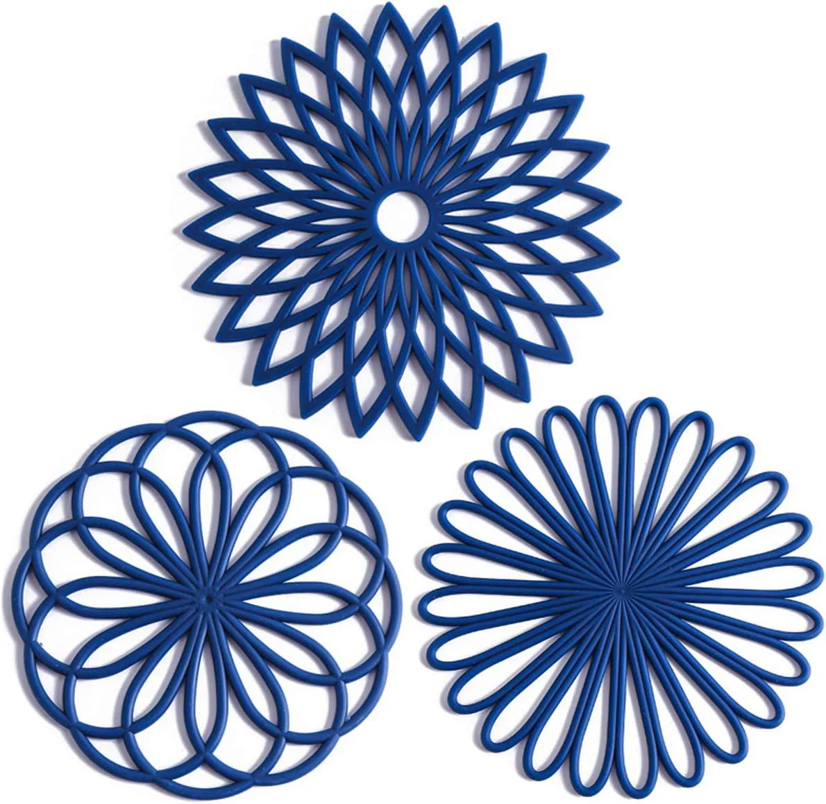Set de Posavasos de Silicona de 3 Piezas con Alfombrillas Protectoras Resistentes Al Calor Posavasos de Silicona de 3 Piezas