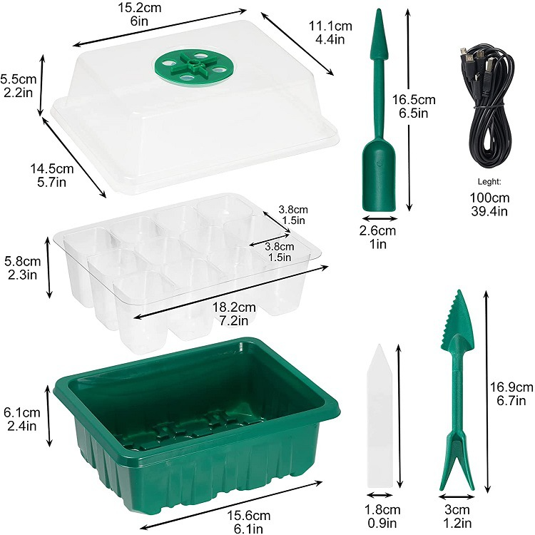 Set De Cultivo Con Luz - Set Completo Para El Cultivo Exitoso De Plantas Set De Cultivo Con Luz