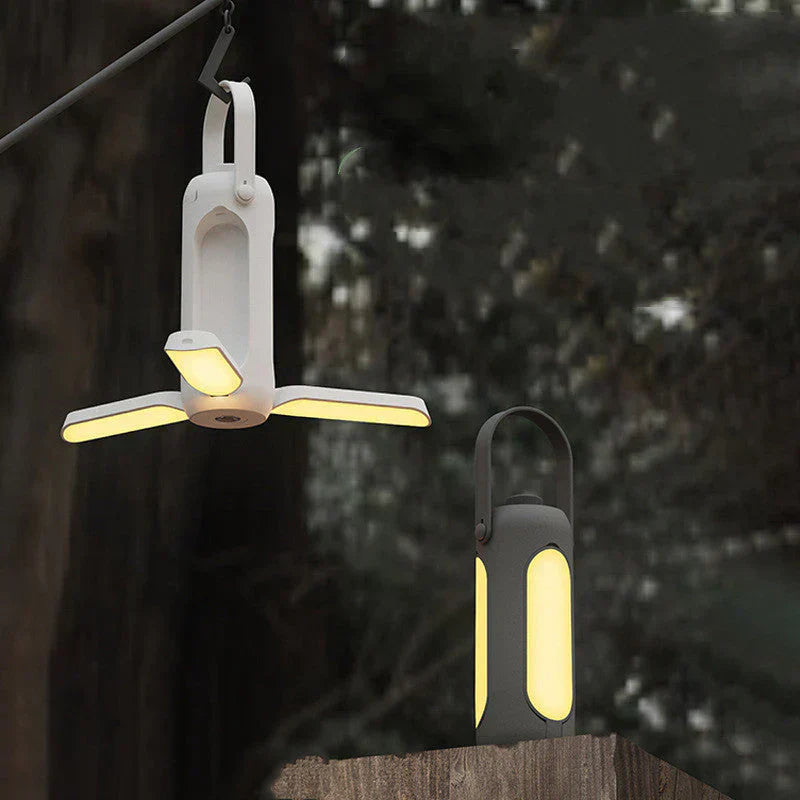 Lámpara De Camping Portátil Versátil Con Brazos Flexibles - Para Tiendas De Campaña Y Uso Al Aire Libre