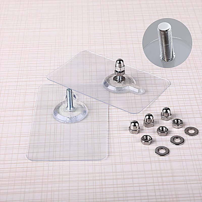 Ganchos De Pared Autoadhesivos Con Hilo | Para Una Sujeción Segura Y Un Uso Versátil