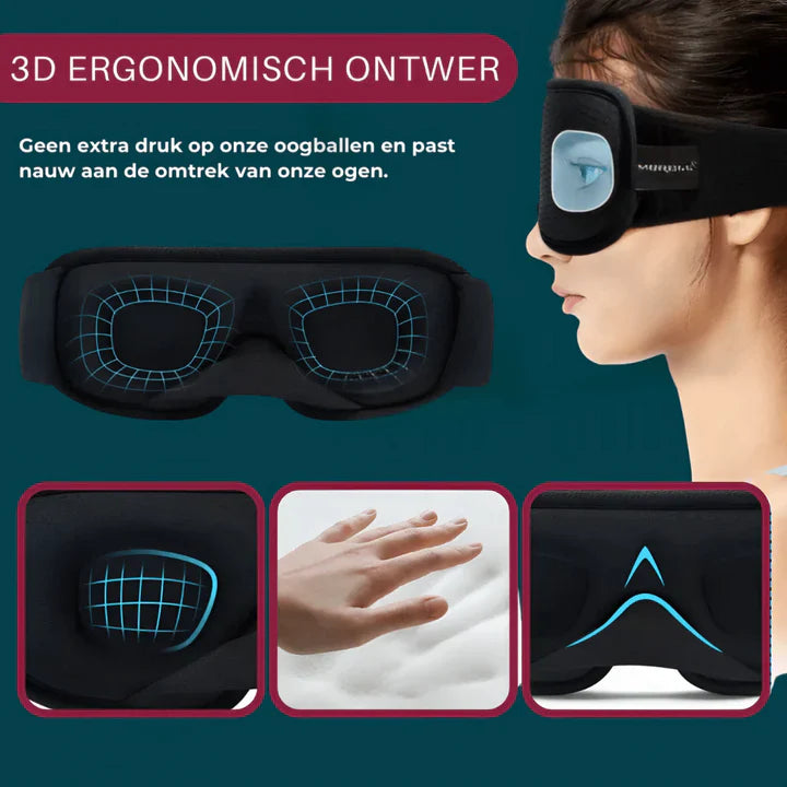 Pasamontañas Ergonómico 3d para Dormir