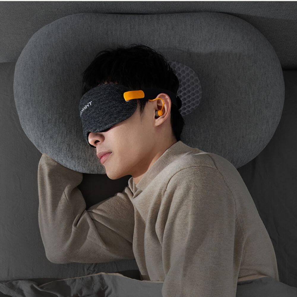 Máscara Ocular Relajante con Tapones para los Oídos Integrados