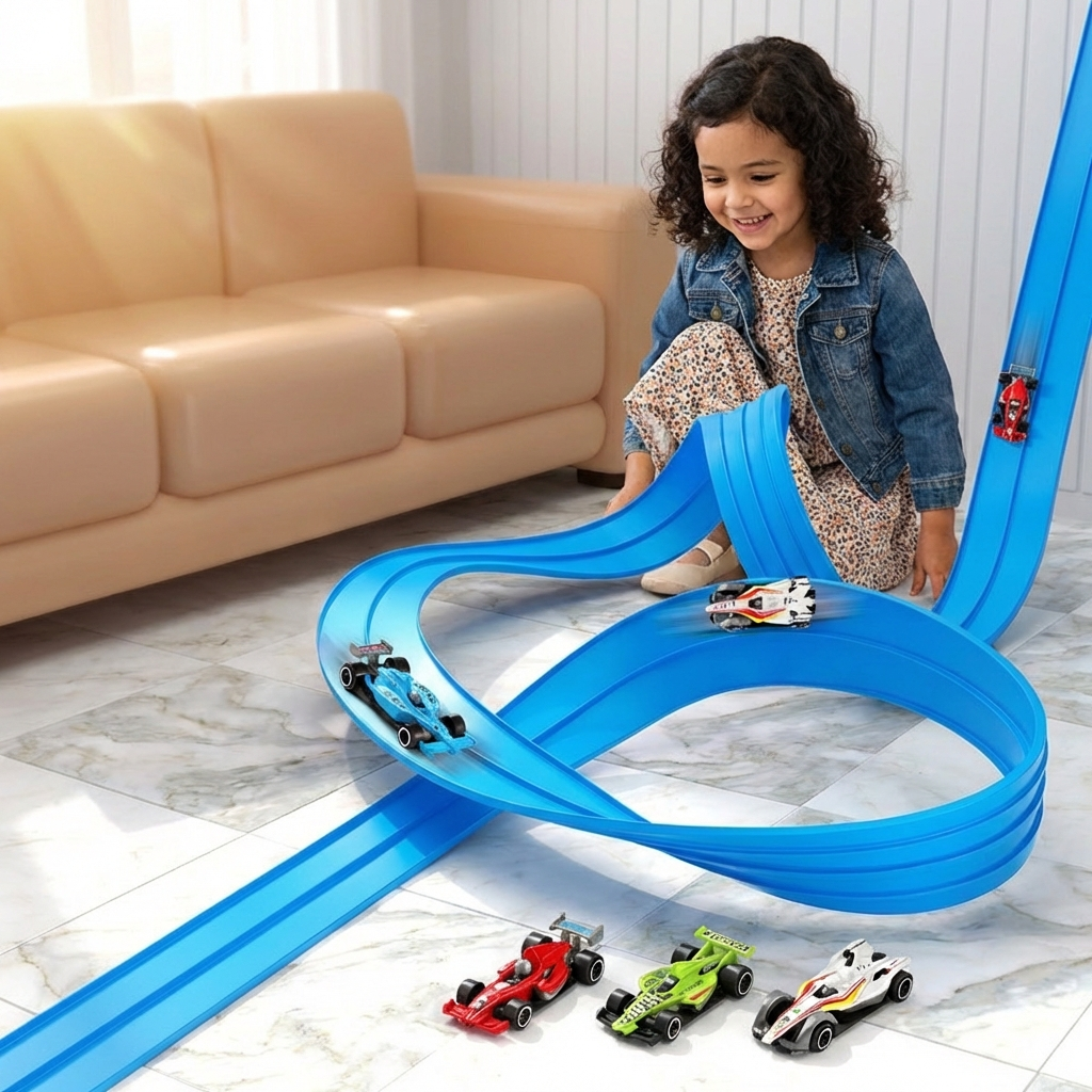 Set de pista de carreras flexible