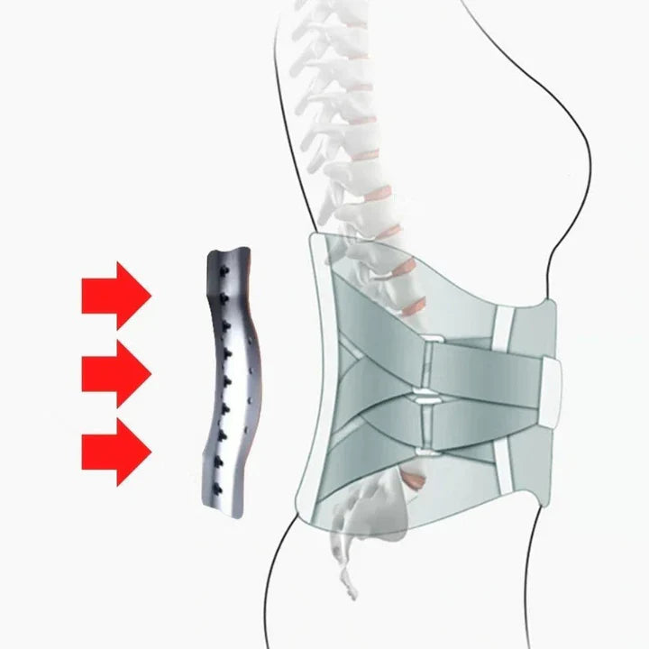 Apoyo para la Espalda que Alivia el Dolor de las Vértebras Lumbares