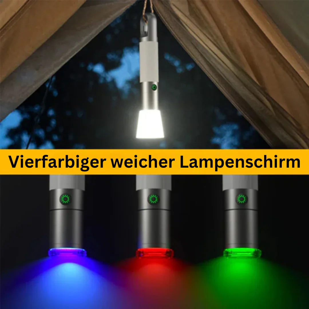 Linterna Led con Filtros Multicolor - Linterna Recargable Usb-c con Función de Luz de Camping y Emergencia Linterna Led con Filtros Multicolor - Linterna Recargable Usb-c con Función de Luz de Camping y Emergencia