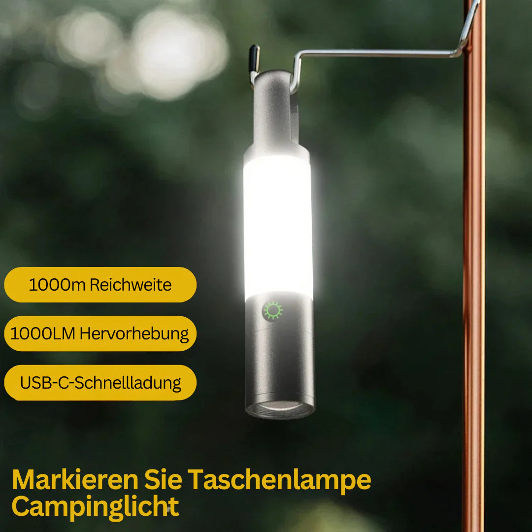 Linterna Led con Filtros Multicolor - Linterna Recargable Usb-c con Función de Luz de Camping y Emergencia Linterna Led con Filtros Multicolor - Linterna Recargable Usb-c con Función de Luz de Camping y Emergencia