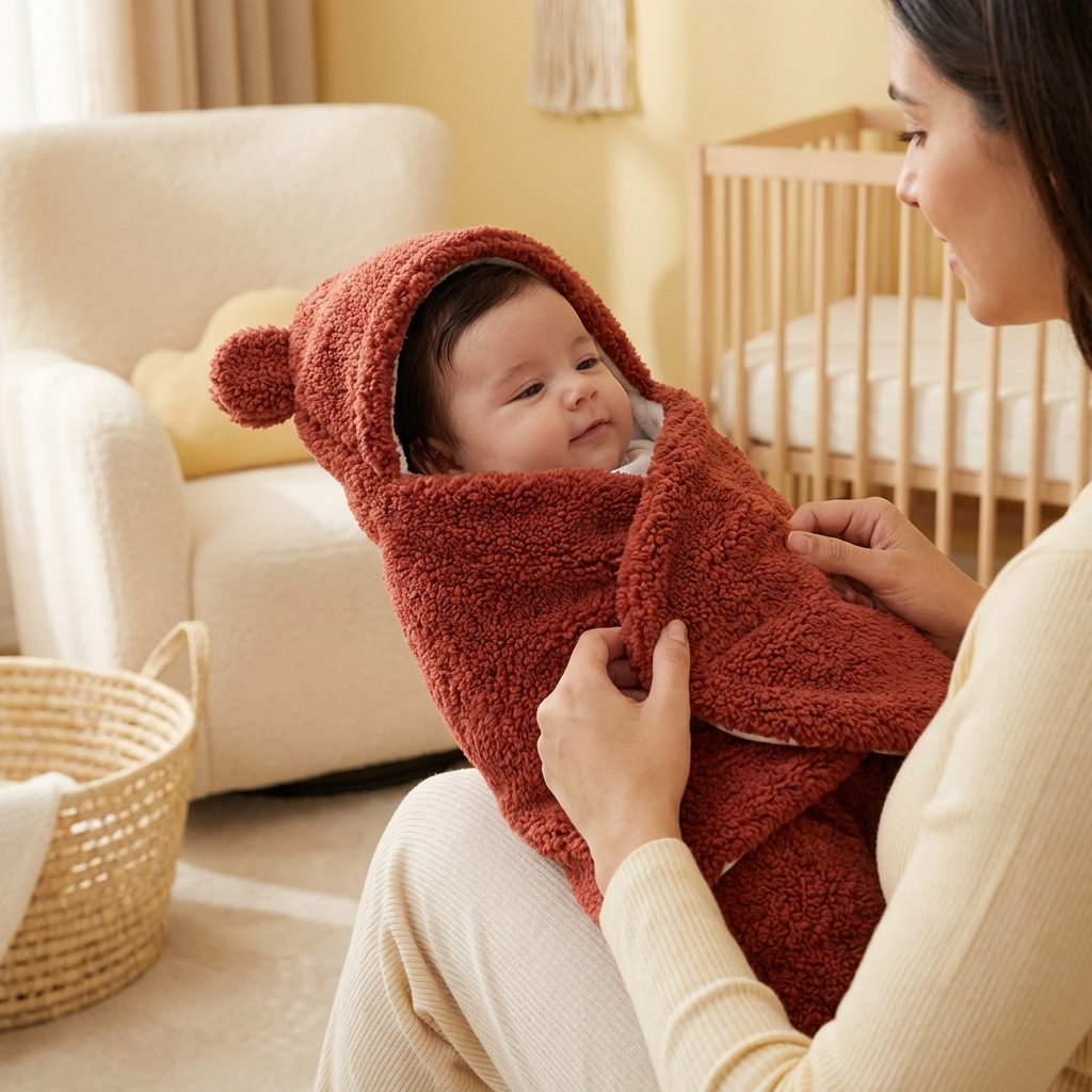 Manta y pijama para bebé con diseño de oso