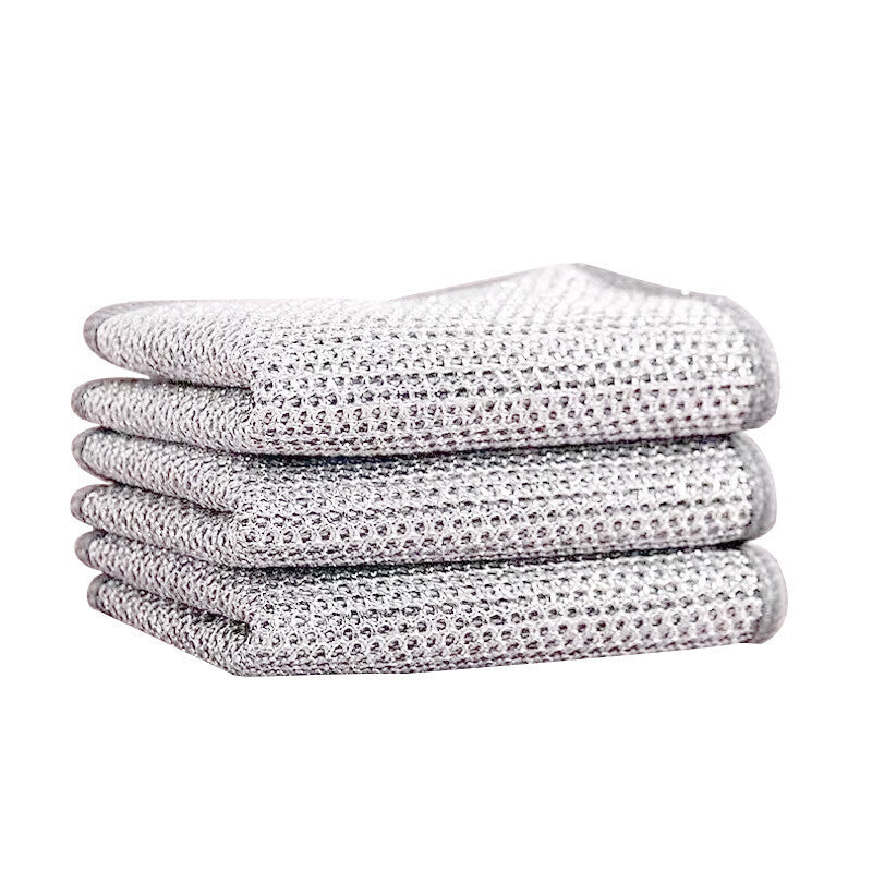 Pañuelo Lavavajillas de Alambre de Plata