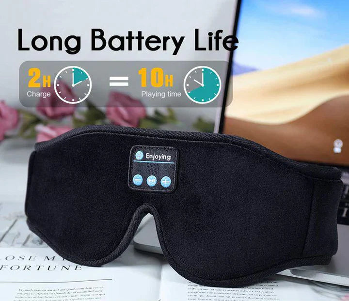 Pasamontañas para Dormir con Bluetooth y Función de Música para Dormir con Bluetooth y Función de Música