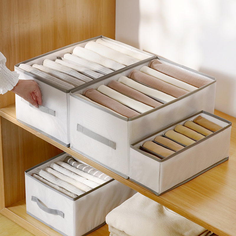 Caja Organizadora de Ropa Plegable con Compartimentos